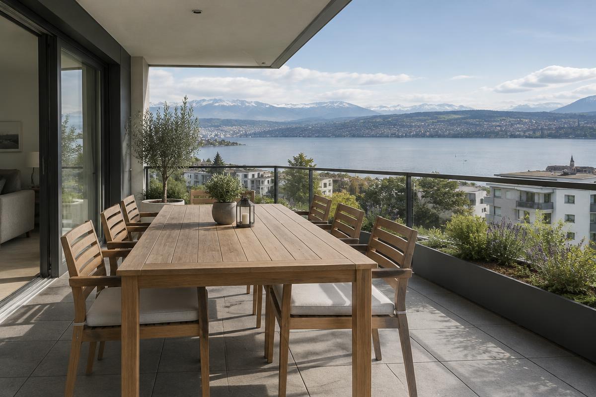 Moderne Eigentumswohnung mit Seesicht in Thalwil
